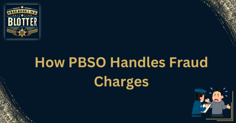 How PBSO Handles Fraud Charges