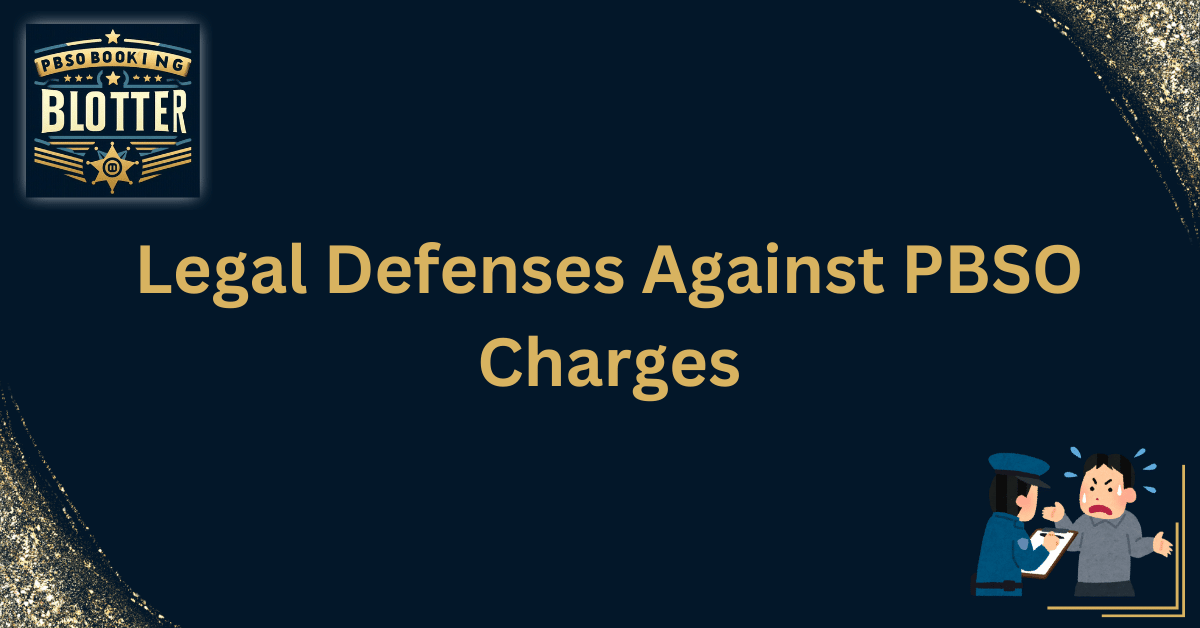 Legal Defenses Against PBSO Charges