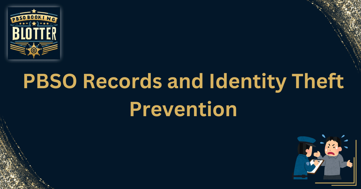 PBSO Records and Identity Theft Prevention